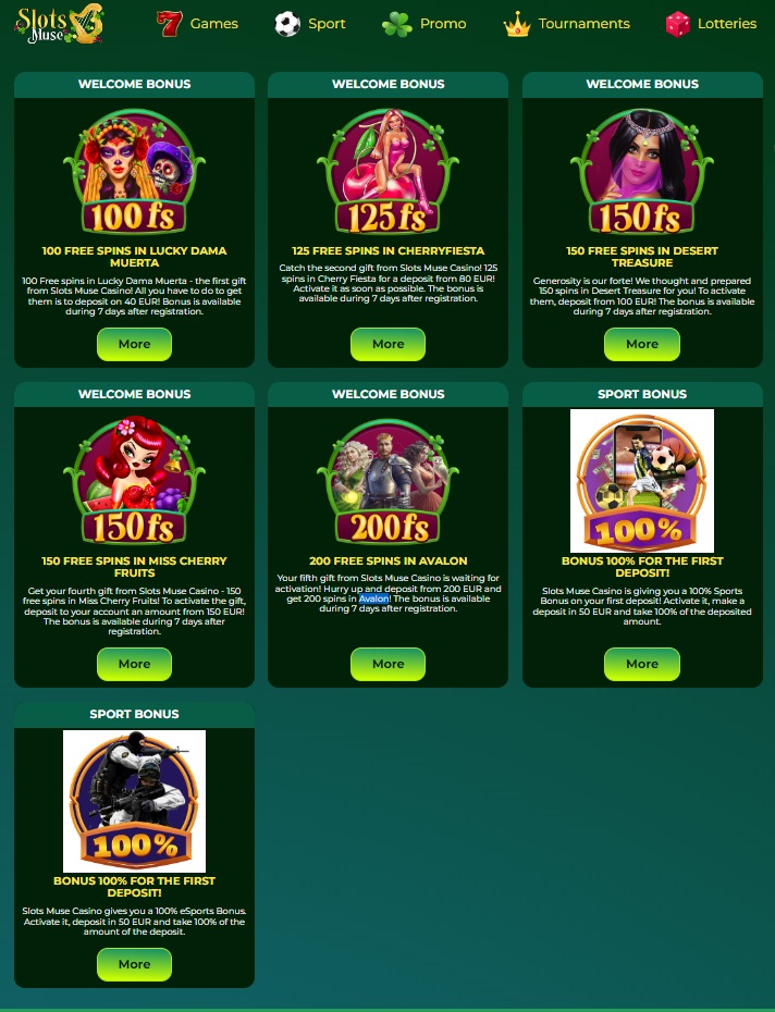 Experience the Thrill Play at Slots Muse Casino Today!